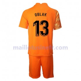 Maillot de Foot Atlético Madrid Jan Oblak 13 Gardien Domicile 2021-22 - Enfant